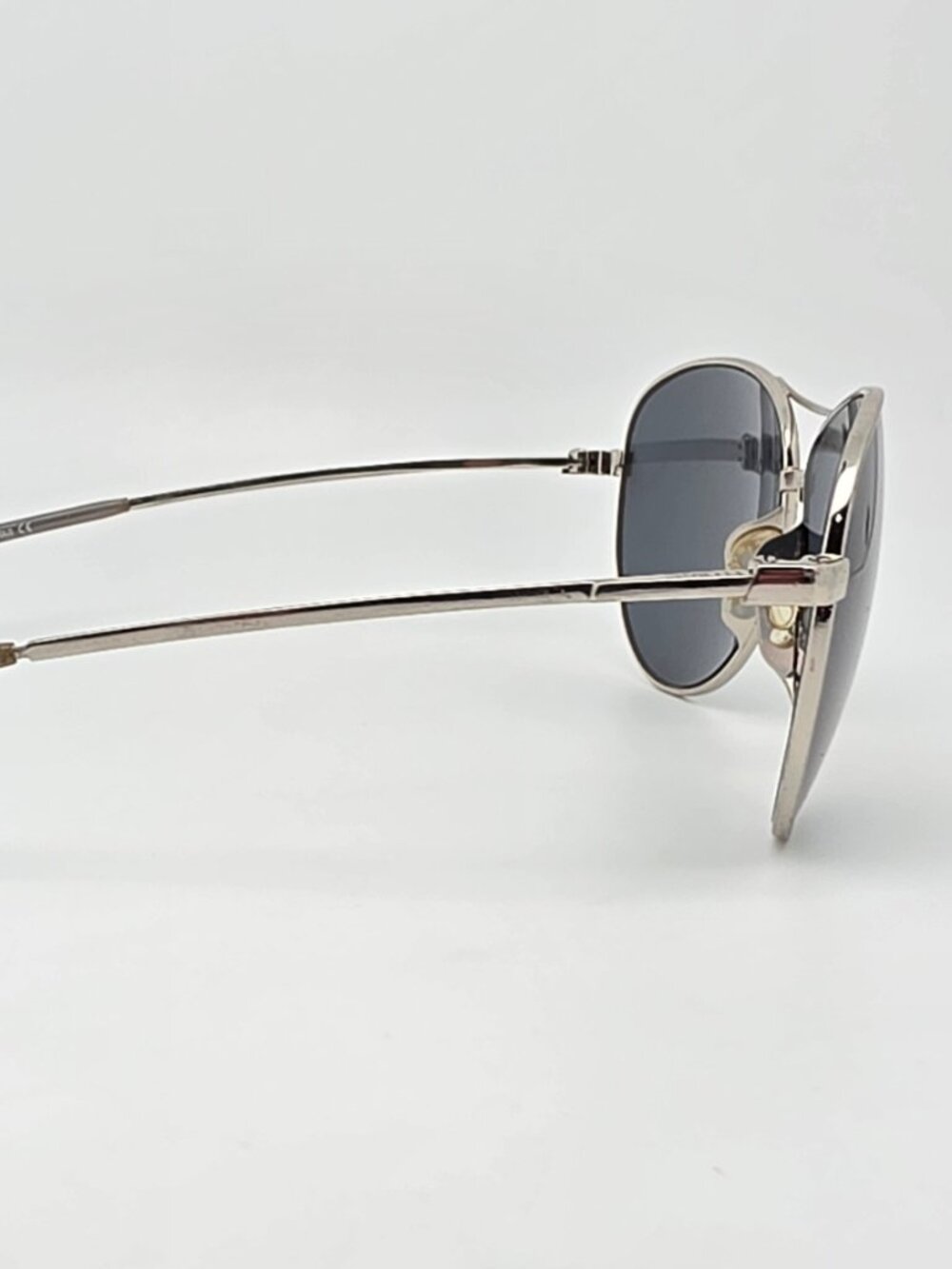 Smith Optics Langley ODN 3 Silver Frame Grey Carbonic Lens Aviator Sunglasses - Picture 5 of 14